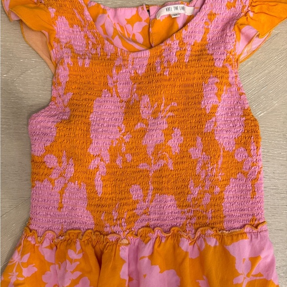 Abel the Label Floral Maxi Dress in Orange and Pink - Picture 3 of 7